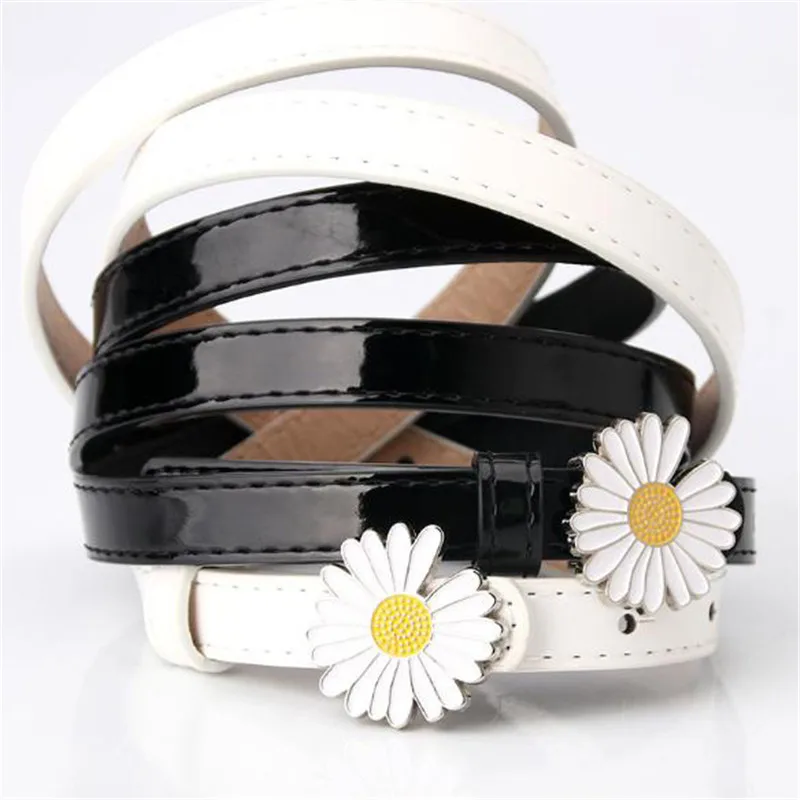 New PU Waist Belt Women Casual 105cm*1.4cm Long Dress Band Female Daisy Round Buckle Solid Waistband Girls Girdle Lady
New PU Waist Belt Women Casual 105cm*1.4cm Long Dress Band Female Daisy Round Buckle Solid Waistband Girls Girdle Lady