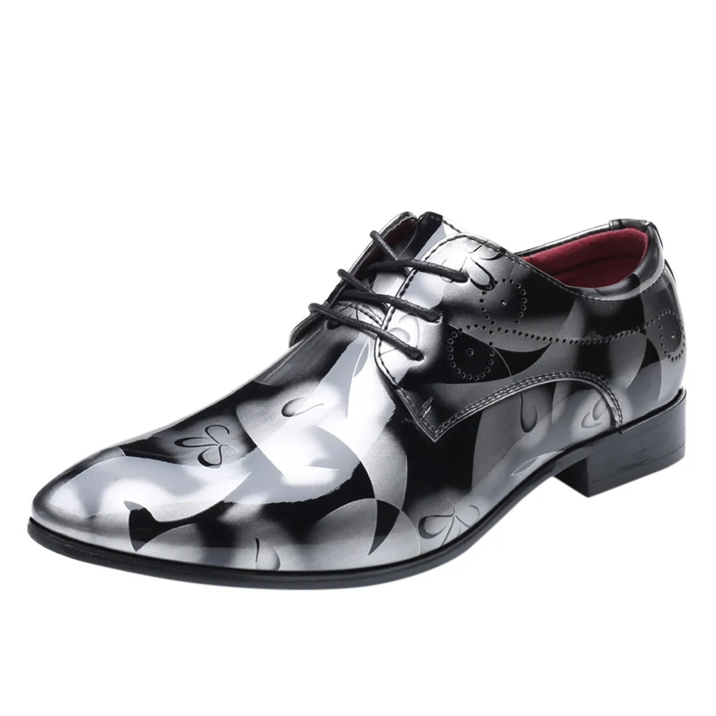 Luxury Business Lace-Up Leather Shoes Men Breathable Formal Dress Shoes Male Office Flowers Print Footwear Mocassin Homme
Luxury Business Lace-Up Leather Shoes Men Breathable Formal Dress Shoes Male Office Flowers Print Footwear Mocassin Homme
