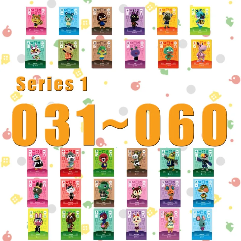 Amiibo Animal Crossing New Horizons Amiibo Card Set Work For NS Switch Games Series 1 (031 to 060)
Amiibo Animal Crossing New Horizons Amiibo Card Set Work For NS Switch Games Series 1 (031 to 060)