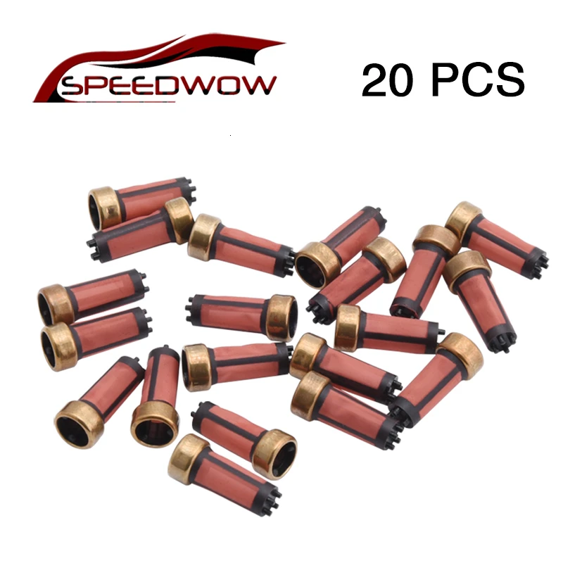 SPEEDWOW 20PCS Car Petrol Fuel Injector Micro Filter Nylon Micro Basket Filter For Audi BMW GMC Injector Repair Kit 14*4*6mm
SPEEDWOW 20PCS Car Petrol Fuel Injector Micro Filter Nylon Micro Basket Filter For Audi BMW GMC Injector Repair Kit 14*4*6mm