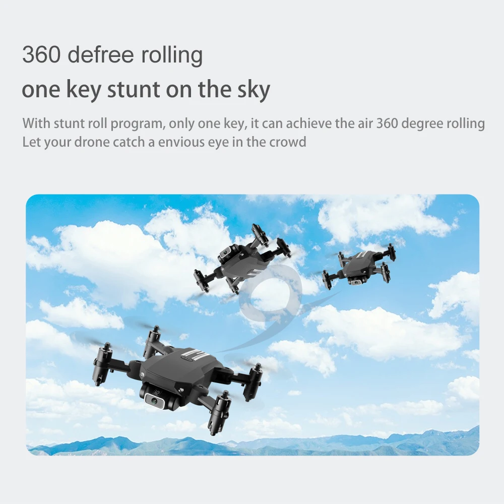 2020 NEW RC drone 4k HD wide angle camera wifi fpv drone height keeping drone with camera mini drone video live rc quadcopter