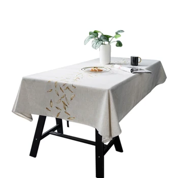 Soft Flax Home Decor Washable Modern Waterproof Multifunctional Dining Room Dustproof Tablecloth Embroidered Reusable Cover
Soft Flax Home Decor Washable Modern Waterproof Multifunctional Dining Room Dustproof Tablecloth Embroidered Reusable Cover