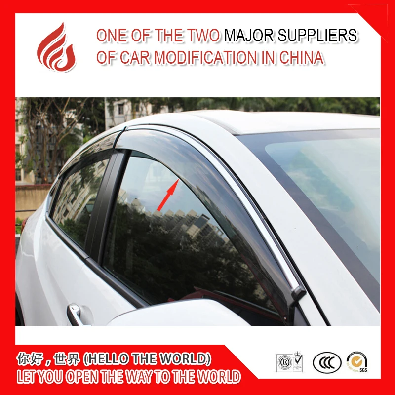 4 Piece Injection molding trim vent shade rain sun wind deflector window visor for XRV/Vezel 2015 2016 2017
4 Piece Injection molding trim vent shade rain sun wind deflector window visor for XRV/Vezel 2015 2016 2017