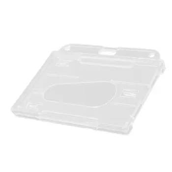 1pcs Double-faced Card Holder Clear Horizontal ID Badge Holders Card Cover Transparent Easy Access Thumb Notch Hard Plastic
1pcs Double-faced Card Holder Clear Horizontal ID Badge Holders Card Cover Transparent Easy Access Thumb Notch Hard Plastic