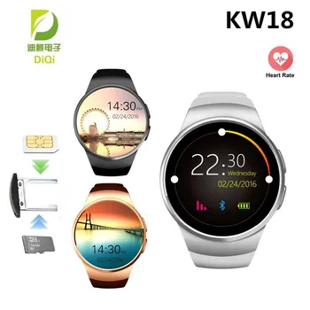 KW18 Smart Watch Men Bluetooth Smart Watches Heart Rate Pedometer SIM Smartwatch Answer Call TF Phone Watch for Android IOS
KW18 Smart Watch Men Bluetooth Smart Watches Heart Rate Pedometer SIM Smartwatch Answer Call TF Phone Watch for Android IOS