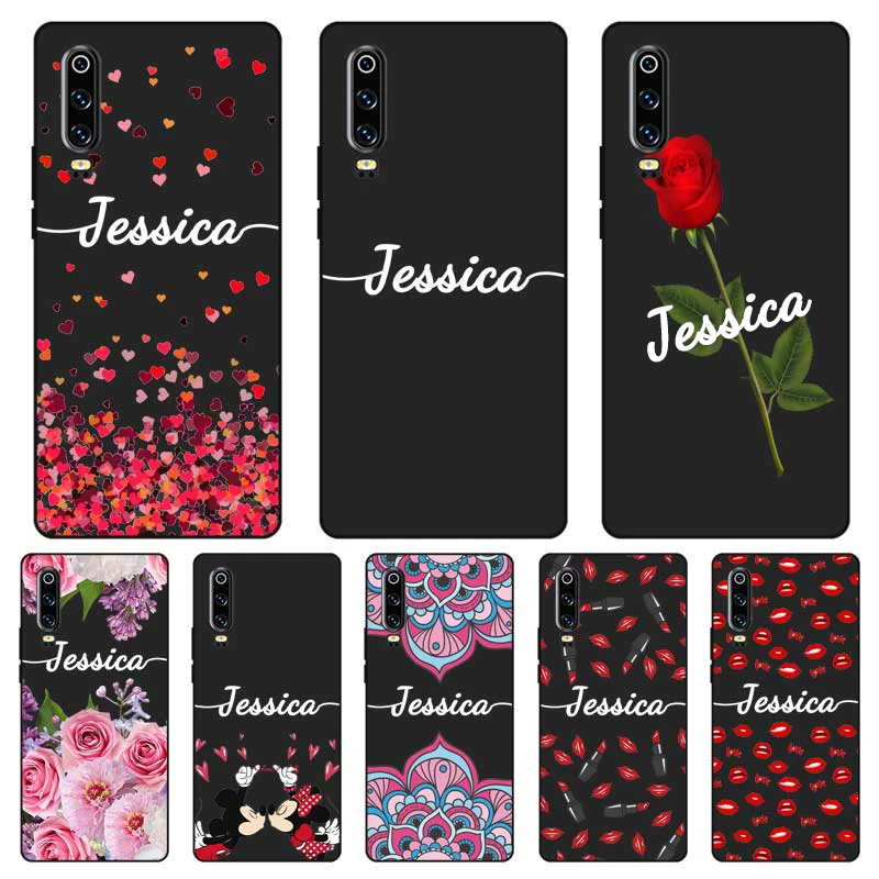 Love rose Custom Name DIY Black Soft TPU Silicone Case Cover For Huawei P8 P9 P10 P20 P30 Lite Pro P Smart Plus 2017 2019
Love rose Custom Name DIY Black Soft TPU Silicone Case Cover For Huawei P8 P9 P10 P20 P30 Lite Pro P Smart Plus 2017 2019