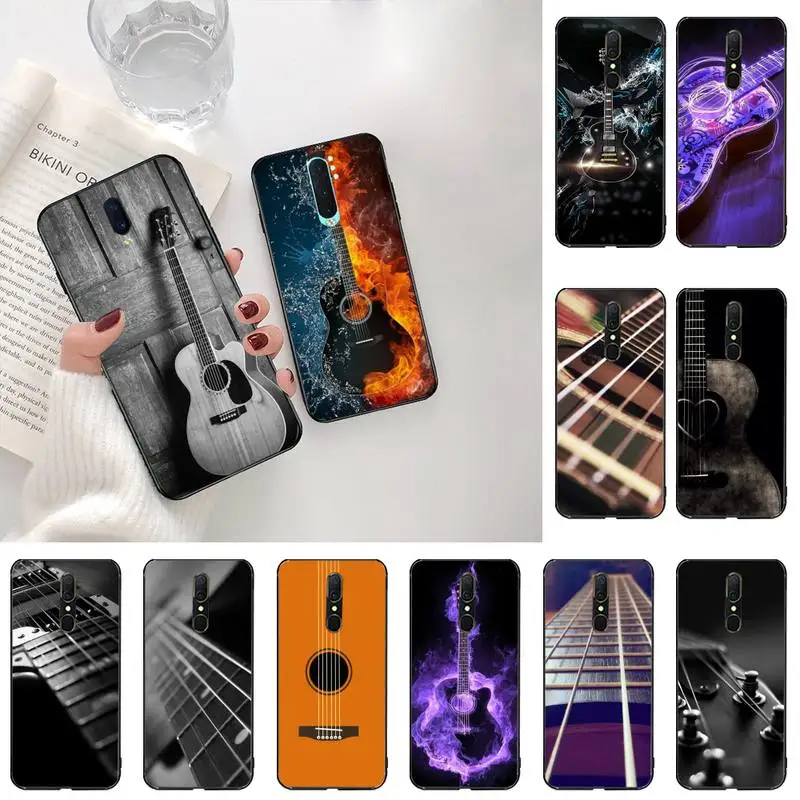Горячая гитара это моя жизнь силиконовый черный чехол для телефона Oppo A5 A9 2020 A5S Reno2