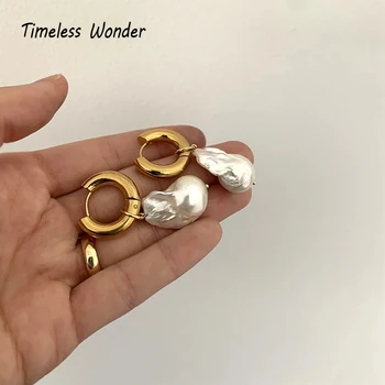 Timeless Wonder Titanium Geo Faux Pearl Drop Earings Women Jewelry Punk Gothic Boho Designer Hiphop Top Trendy Party Ins 7556
Timeless Wonder Titanium Geo Faux Pearl Drop Earings Women Jewelry Punk Gothic Boho Designer Hiphop Top Trendy Party Ins 7556