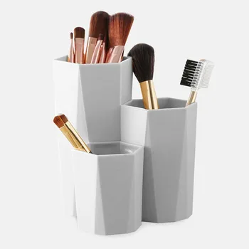 New Make-up Brush Storage Box Table Organizer Makeup Nail Polish Cosmetic Holder Make Up Tools Pen Holder Rack 3 Lattices Boxes
New Make-up Brush Storage Box Table Organizer Makeup Nail Polish Cosmetic Holder Make Up Tools Pen Holder Rack 3 Lattices Boxes