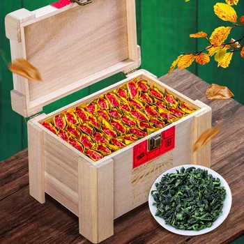 Tie Kuanyin Tea Wooden Box Porcelain Cans Gift Set Luzhou-Flavor Tea Alpine Oolong Tea Tea Gift Box 500G
Tie Kuanyin Tea Wooden Box Porcelain Cans Gift Set Luzhou-Flavor Tea Alpine Oolong Tea Tea Gift Box 500G