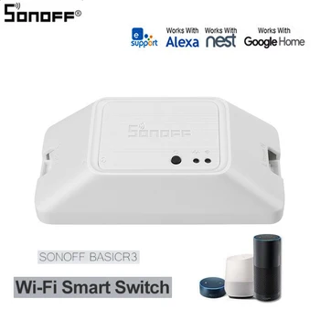 SONOFF 433 RFR3 Smart Switch Support APP/433 RF/LAN/Voice Control DIY Mode Works for Alexa Google Home Smart Home Switch
SONOFF 433 RFR3 Smart Switch Support APP/433 RF/LAN/Voice Control DIY Mode Works for Alexa Google Home Smart Home Switch