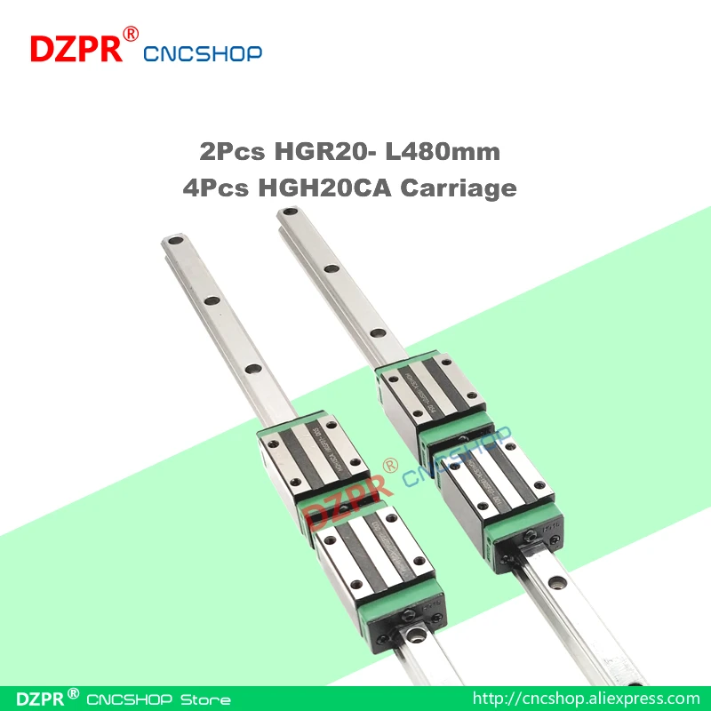 Precision Linear Guide HGR20 480mm 18.9in Rail HGH20CA Carriage Slide for CNC engraving robot Woodwork laser textile machine
Precision Linear Guide HGR20 480mm 18.9in Rail HGH20CA Carriage Slide for CNC engraving robot Woodwork laser textile machine