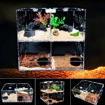 Acrylic Transparent Breeding Box Vivarium Lid Reptile Turtle Pet Terrarium House Reptile Tank Insect Spiders Tortoise Lizard
Acrylic Transparent Breeding Box Vivarium Lid Reptile Turtle Pet Terrarium House Reptile Tank Insect Spiders Tortoise Lizard