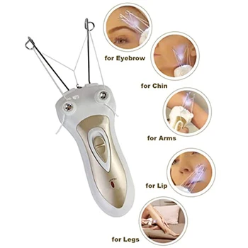 Electric Body Facial Hair Removal for Women Glodeals Facial Epilator Cotton Thread Epilator Trimmer Hair Remover Beauty Care Too
Electric Body Facial Hair Removal for Women Glodeals Facial Epilator Cotton Thread Epilator Trimmer Hair Remover Beauty Care Too