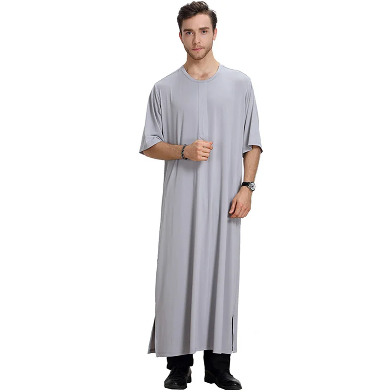 Fashion Saudi Arabia Round Neck Button Cardigan Men's Robe Muslim Men's Ramadan Mosque Long Skirt Islamic Religious Clothing
Fashion Saudi Arabia Round Neck Button Cardigan Men's Robe Muslim Men's Ramadan Mosque Long Skirt Islamic Religious Clothing