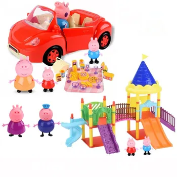 Peppa Pig George Family Action Figure Toys Cartoon Bus House Castle Roadster Station wagon house Kids Christmas Birthday Gift
Peppa Pig George Family Action Figure Toys Cartoon Bus House Castle Roadster Station wagon house Kids Christmas Birthday Gift