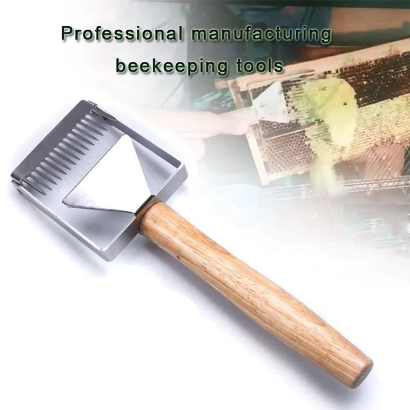 Beekeeping Equipment Uncapping Scraper Honey Honeycomb Scraper Wooden Handle Uncapping Fork Beekeeping Tools
Beekeeping Equipment Uncapping Scraper Honey Honeycomb Scraper Wooden Handle Uncapping Fork Beekeeping Tools