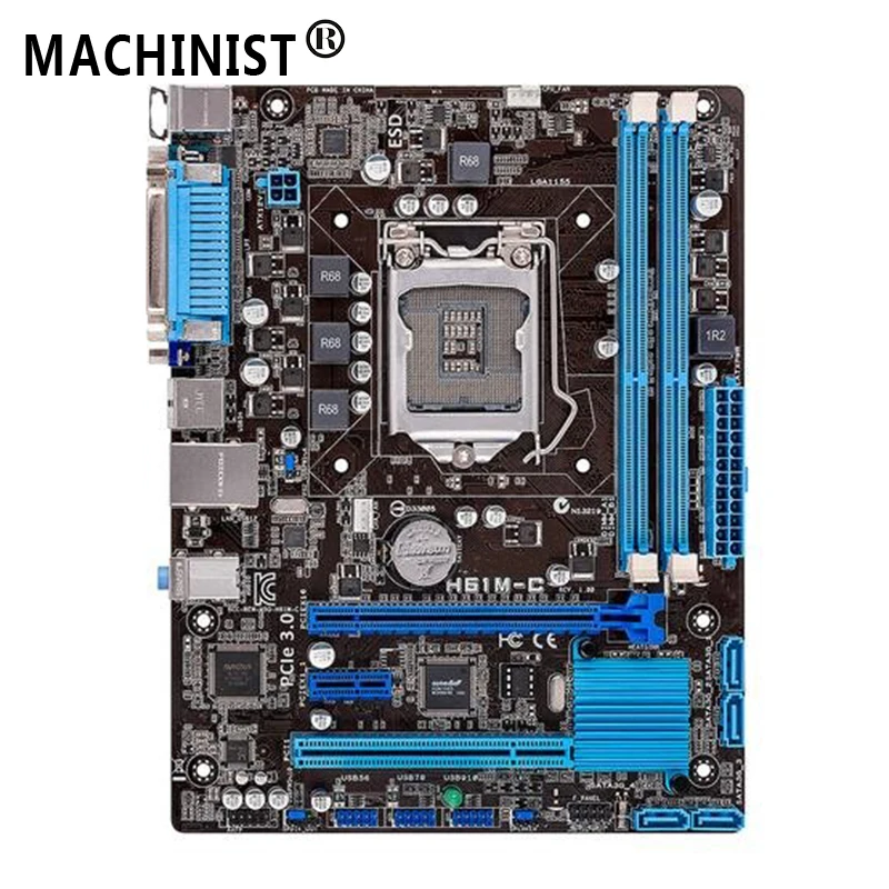 For ASUS H61M-C Desktop motherboard MB H61 LGA 1155 Micro-ATX DDR3 16GB SATA3.0 USB2.0 100% fully Tested Free shipping
For ASUS H61M-C Desktop motherboard MB H61 LGA 1155 Micro-ATX DDR3 16GB SATA3.0 USB2.0 100% fully Tested Free shipping