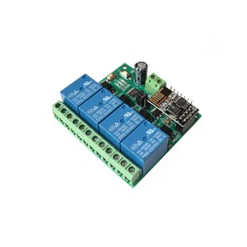 DC5V ESP8266 Four Channel Wifi Relay Module Smart Home Phone APP Remote Control Switch Integrated Circuits
DC5V ESP8266 Four Channel Wifi Relay Module Smart Home Phone APP Remote Control Switch Integrated Circuits
