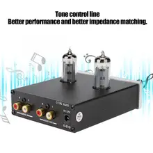 TUBE-T1 20 Гц-20 кГц усилитель Hi-Fi предусилитель ВЧ бас звуковой Предварительный усилитель 110-240 В Позолоченный терминал rca(China)