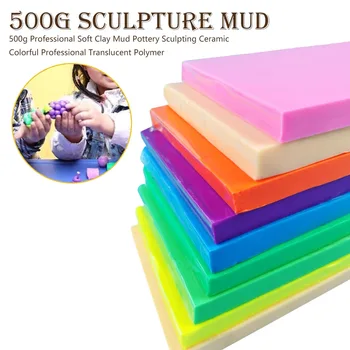 500g Professional Soft Clay Mud Pottery Sculpting Ceramic Colorful Professional Translucent Polymer Kids Toy
500g Professional Soft Clay Mud Pottery Sculpting Ceramic Colorful Professional Translucent Polymer Kids Toy