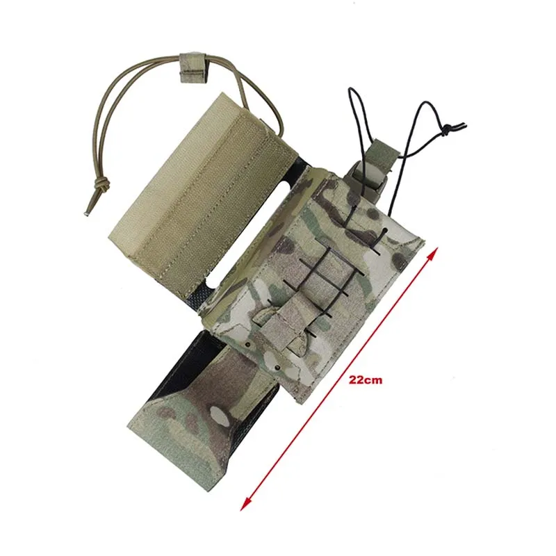 Страйкбольная тактическая сумка TMC Multicam 148/152 для рации тактического жилета SPC |