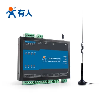 4G Network IO Controller 4 in 4 Out 4 Analog Remote / Local Control RS485 Communication IoT USR-IO34 
4G Network IO Controller 4 in 4 Out 4 Analog Remote / Local Control RS485 Communication IoT USR-IO34
