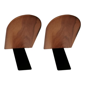 Wood Bookends,Pack of 1 Pair,Non-Slip,Black Walnut, Office Book Stand (Black)
Wood Bookends,Pack of 1 Pair,Non-Slip,Black Walnut, Office Book Stand (Black)