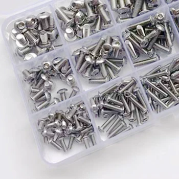 500pcs/Set Screws Assortment Stainless Steele Nut Hexagon Socket Heads M3 M4 M5 
500pcs/Set Screws Assortment Stainless Steele Nut Hexagon Socket Heads M3 M4 M5