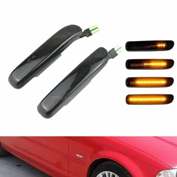 2PCS Flowing Turn Signal Dynamic LED Side Marker Side Repeater Light For BMW E46 3 Series Limo Coupe Compact Cabriolet Touring
2PCS Flowing Turn Signal Dynamic LED Side Marker Side Repeater Light For BMW E46 3 Series Limo Coupe Compact Cabriolet Touring