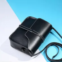 Nuevo bolso de hombro de cuero Casual de moda con solapa para mujer Vintage bolso de mensajero elegante con sobre para mujer(China)