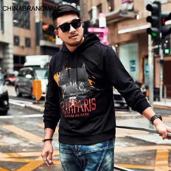 Season Big size Men's Wear Plus Fat Plus Dog Head Printing superpang Loose Leisure Long Sleeve Sweater
Season Big size Men's Wear Plus Fat Plus Dog Head Printing superpang Loose Leisure Long Sleeve Sweater