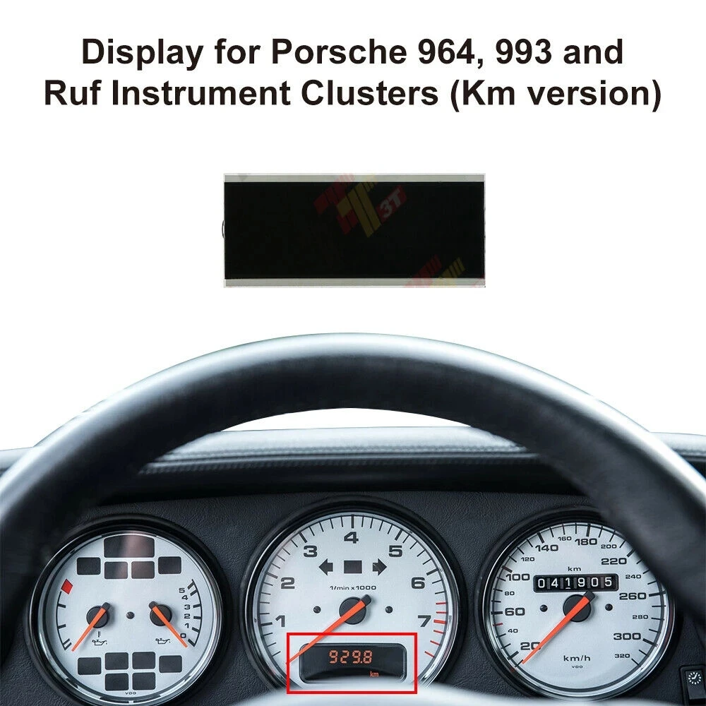 ЖК-экран на приборной панели для Porsche 964, 993 и одобренные Ф кластеры инструментов
ЖК-экран на приборной панели для Porsche 964, 993 и одобренные Ф кластеры инструментов