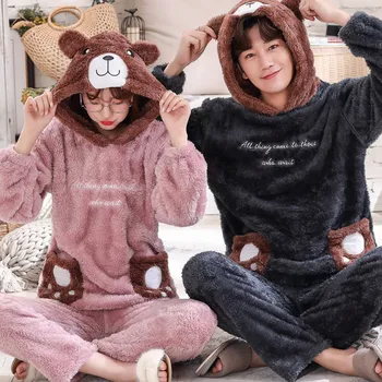 Casual Flannel Pyjamas Women Sleepwear Pijama Mujer Winter Coral Velvet Couple Pajamas Set Plus Size Home Clothes Suit
Casual Flannel Pyjamas Women Sleepwear Pijama Mujer Winter Coral Velvet Couple Pajamas Set Plus Size Home Clothes Suit