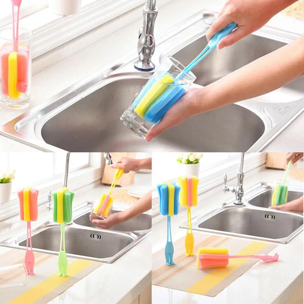 ABS + Sponge Brush Sponge Cleaner Cup Bathroom Environmental Stand Kitchen Yellow/Green/Pink Economic Milk Bottle Brushes
ABS + Sponge Brush Sponge Cleaner Cup Bathroom Environmental Stand Kitchen Yellow/Green/Pink Economic Milk Bottle Brushes