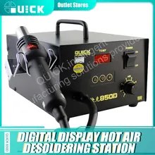 Quick 850D hot air soldering station solder digital display hot air gun Soldering Iron BGA Phone repair Rework Welding Station
Quick 850D hot air soldering station solder digital display hot air gun Soldering Iron BGA Phone repair Rework Welding Station
