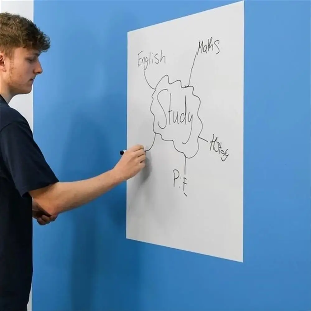 Reusable Whiteboard Flexible Erasable Roll Up Blank White Board With 1pc Water-based pen Office Tools 45 x 200cm #3
Reusable Whiteboard Flexible Erasable Roll Up Blank White Board With 1pc Water-based pen Office Tools 45 x 200cm #3