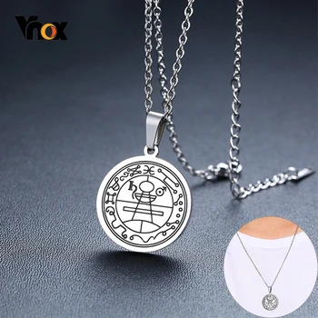 Vnox Wealth Fortune Amulet Pendnat Talisman Secret Seal of Solomon Unisex Necklaces Stainless Steel Anti Allergy Casual Jewelry
Vnox Wealth Fortune Amulet Pendnat Talisman Secret Seal of Solomon Unisex Necklaces Stainless Steel Anti Allergy Casual Jewelry