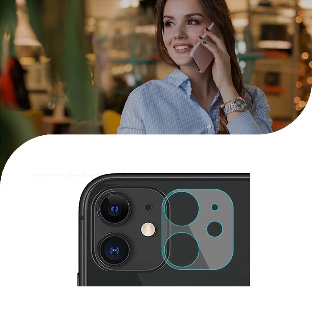 Mobile Phone Back Camera Lens Tempered Glass Protector Film For iPhone 11 Anti-Blu-ray Camera Lens Cover
