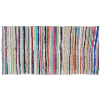 Handmade Multicolor Vintage English Striped Rug Area Rug 131x264 Cm-4'4''X8'8''
Handmade Multicolor Vintage English Striped Rug Area Rug 131x264 Cm-4'4''X8'8''