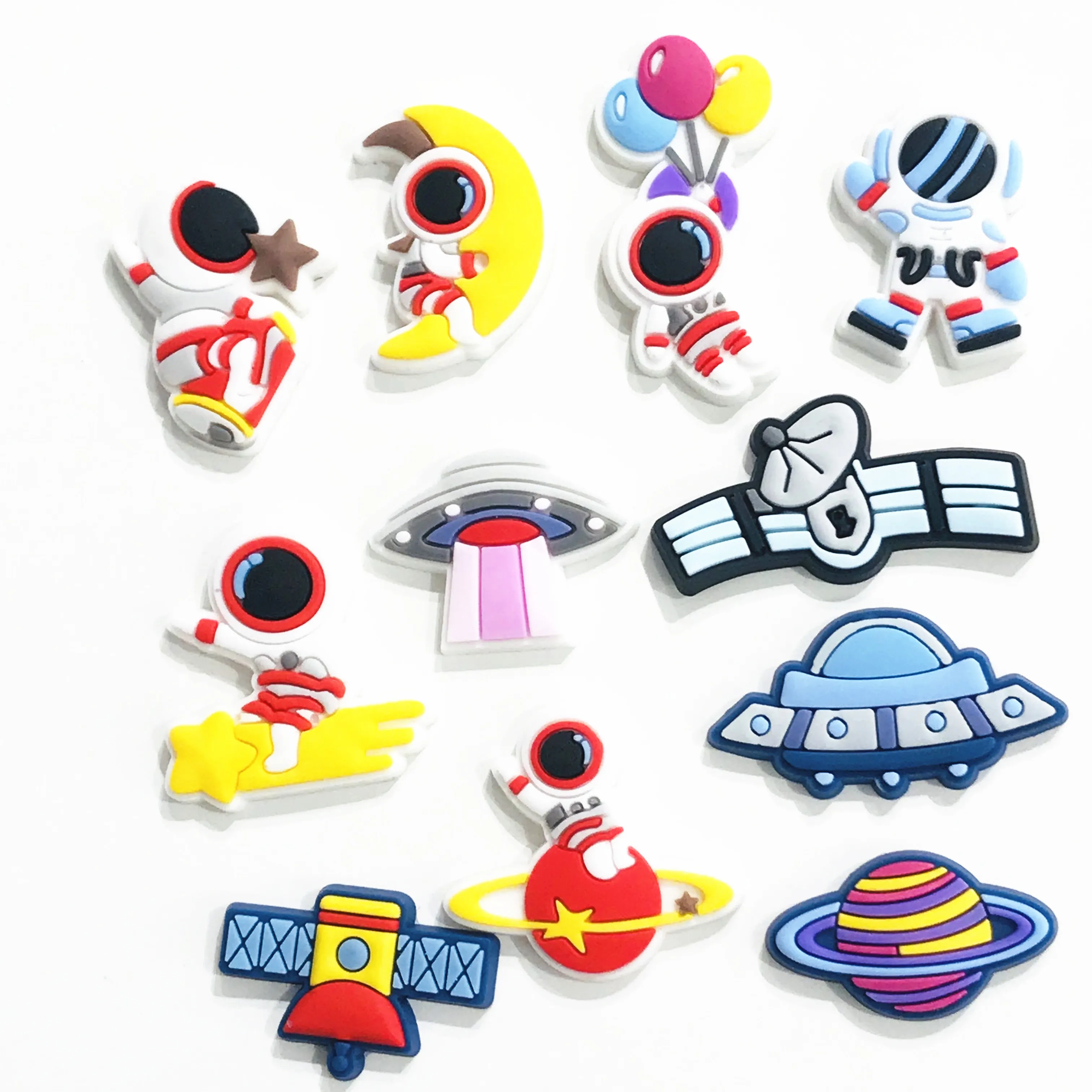 1Pcs Astronaut UFO PVC Shoe Charms Garden Shoes Accessories Decoration Fit Holes Wristbands Backpack Back Buttons
1Pcs Astronaut UFO PVC Shoe Charms Garden Shoes Accessories Decoration Fit Holes Wristbands Backpack Back Buttons