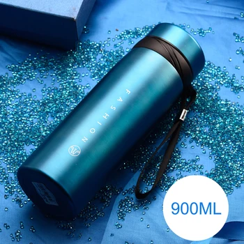 650/900/1100ml Thermos Mug Stainless Steel Water Bottle Portable Tea Coffee Mug Thermos Bottle for Office Outdoor Sports Bottle
650/900/1100ml Thermos Mug Stainless Steel Water Bottle Portable Tea Coffee Mug Thermos Bottle for Office Outdoor Sports Bottle