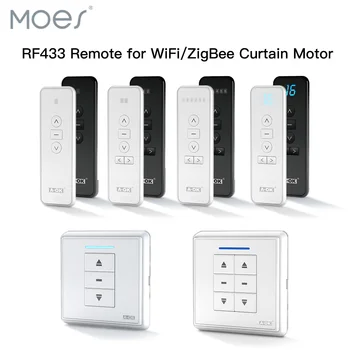 RF433 Remote Emitter For Controlling WiFi ZigBee Curtain Motor Hand-held Wall-Mounted Transmitter Multiple Channels Optional
RF433 Remote Emitter For Controlling WiFi ZigBee Curtain Motor Hand-held Wall-Mounted Transmitter Multiple Channels Optional