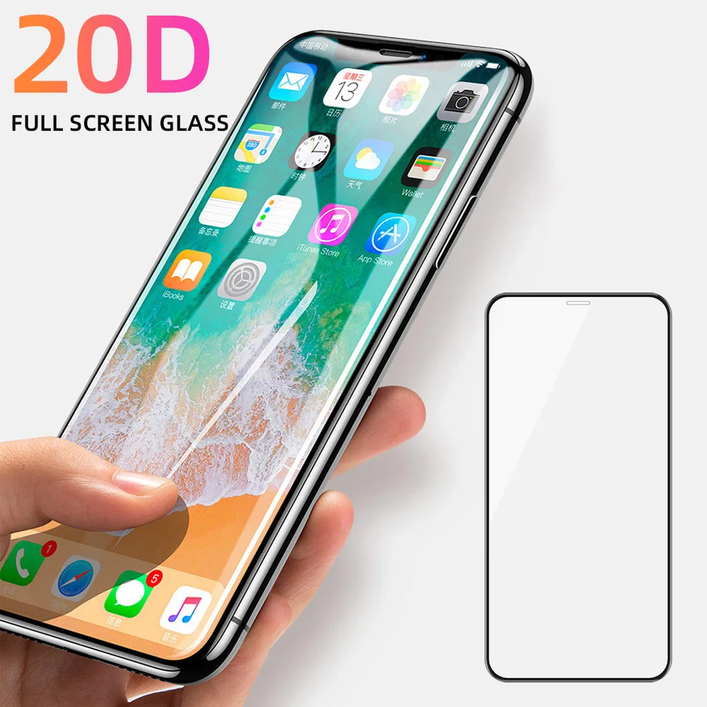 20D Curved Edge Full Cover Protective Glass on The for IPhone 6/7/8/X /XS/XR/XMAX Screen Protector Tempered Screen Protector
20D Curved Edge Full Cover Protective Glass on The for IPhone 6/7/8/X /XS/XR/XMAX Screen Protector Tempered Screen Protector