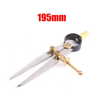 160/195/255mm Leather Craft Rotating Scratch Compasses Wing Divider Tool For Industrial Scribing And Measuring
160/195/255mm Leather Craft Rotating Scratch Compasses Wing Divider Tool For Industrial Scribing And Measuring