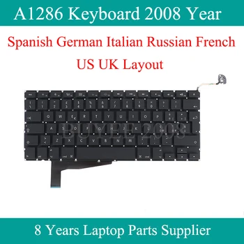 A1286 Keyboard Spanish German Italian Russian French US UK 2008 For Macbook Pro 15.4” A1286 SP GE RU UK US FR Azerty Keyboard
A1286 Keyboard Spanish German Italian Russian French US UK 2008 For Macbook Pro 15.4” A1286 SP GE RU UK US FR Azerty Keyboard