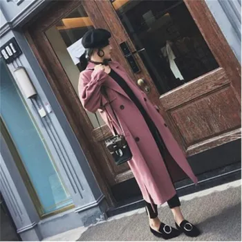 Elegant Spring Autumn Women Loose Long Sleeve Trench Fashion Casual Plus Size Solid Color Women'S Clothing Ma5045 
Elegant Spring Autumn Women Loose Long Sleeve Trench Fashion Casual Plus Size Solid Color Women'S Clothing Ma5045