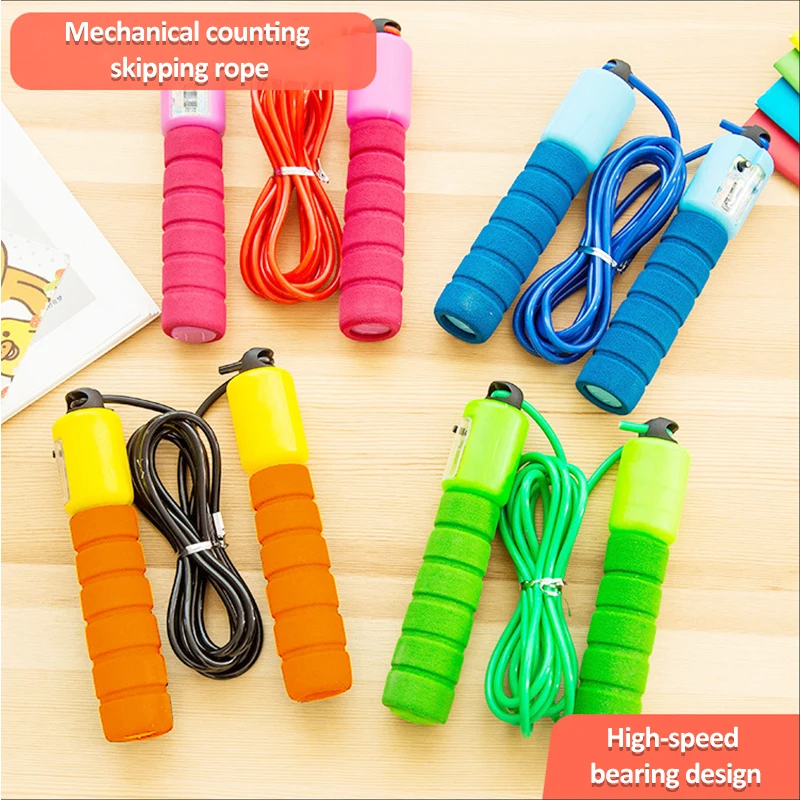 Jump Ropes with Counter Sports Fitness Adjustable Fast Speed Counting Skip Rope Skipping Wire Workout Equipment for Adults Kids
Jump Ropes with Counter Sports Fitness Adjustable Fast Speed Counting Skip Rope Skipping Wire Workout Equipment for Adults Kids