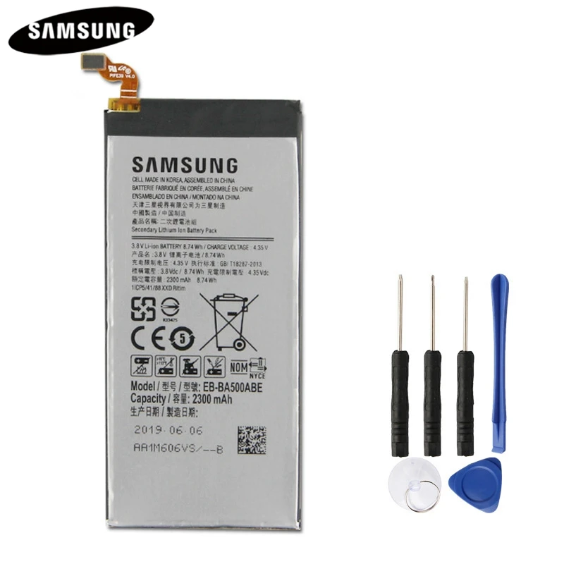 Original Replacement Battery EB-BA500ABE For Samsung GALAXY A5 2015 Authentic Phone Battery EB-BA500ABE 2300mAh
Original Replacement Battery EB-BA500ABE For Samsung GALAXY A5 2015 Authentic Phone Battery EB-BA500ABE 2300mAh