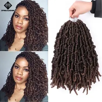 12Inch Spring Bomb Twists Pre Twisted Ombre Crochet Braids Fluffy Twist Pre-looped Braid Synthetic Braiding Hair Extensions
12Inch Spring Bomb Twists Pre Twisted Ombre Crochet Braids Fluffy Twist Pre-looped Braid Synthetic Braiding Hair Extensions